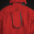 CHIBA Rainjacket - wasserdichte, atmungsaktive Rad-Regenjacke, 4XL, rot