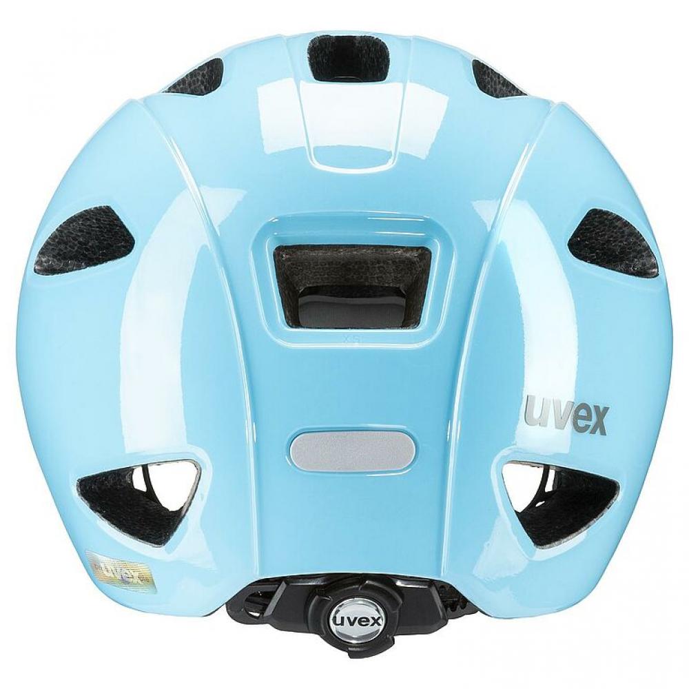 uvex oyo - Kinderfahrradhelm - cloud blue-grey - 45-50 cm - leichte Bauweise - individuelle Größenanpassung - erweiterbar mit LED-Licht