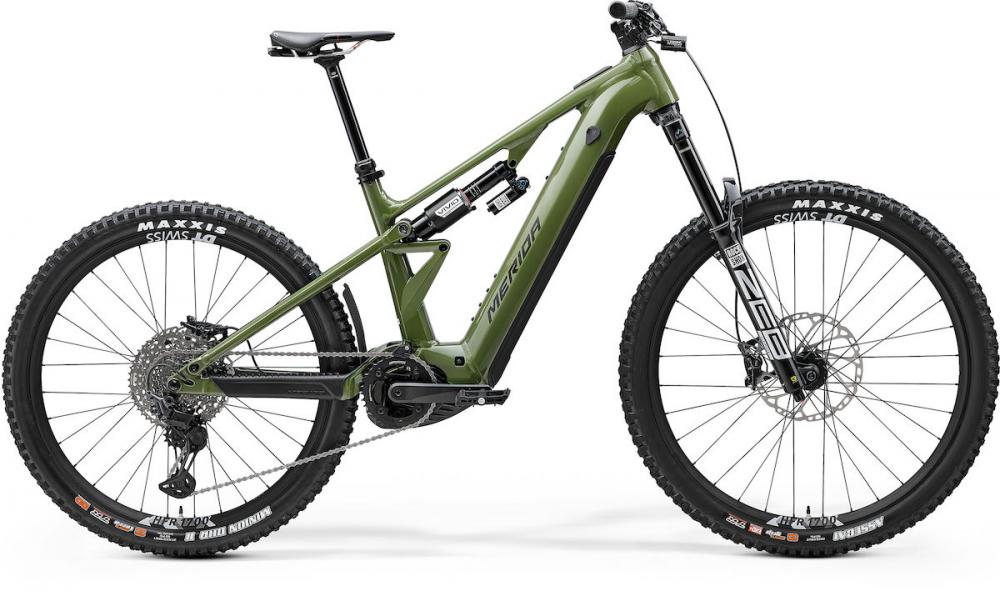 Merida eONE-EIGHTY 900 I1 silk anaconda M Grün - leistungsstarkes E-MTB für anspruchsvolle Trails