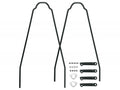 SKS Bluemels Basic Ersatzstreben-Set 20\" 53 mm, schwarz, 2 Unterlaufstreben à 245 mm, kompatibel mit Bluemels 20\" Schutzblechen, inklusive Befestigungsmaterial