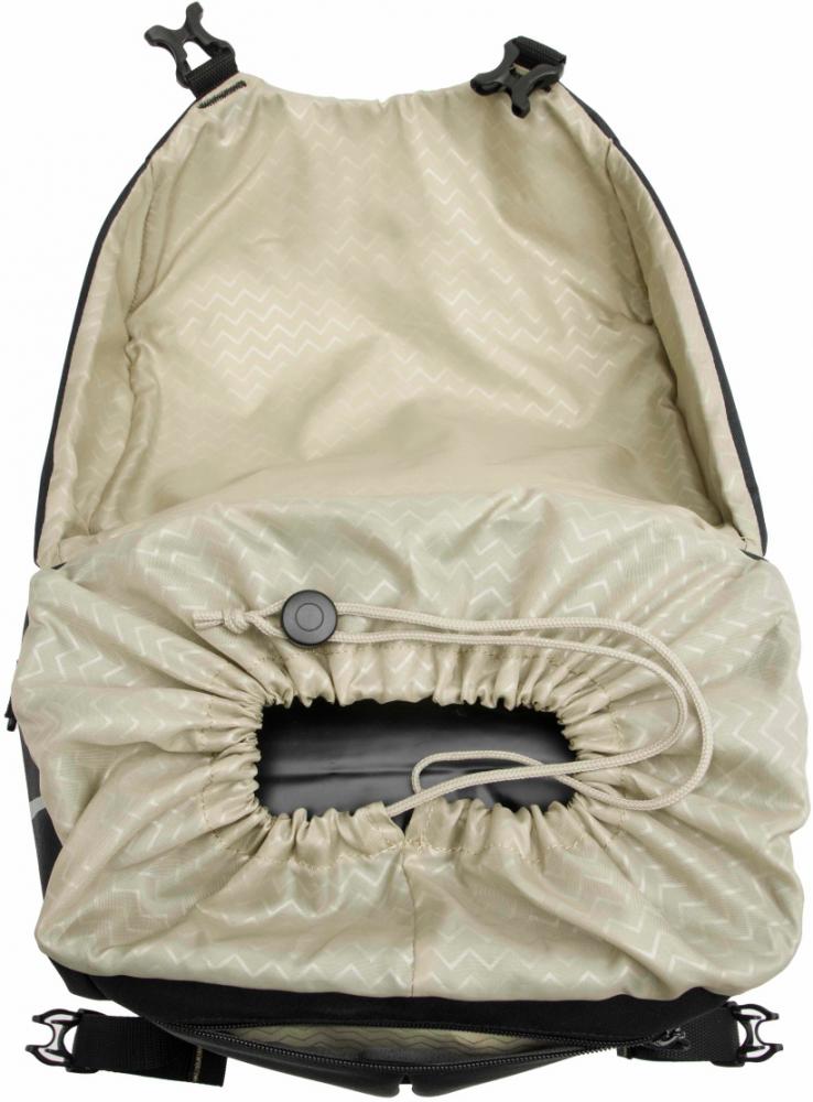 New Looxs Radtasche Sports Black 18 l Black - wasserdichte Einzeltasche für Alltag & Tour