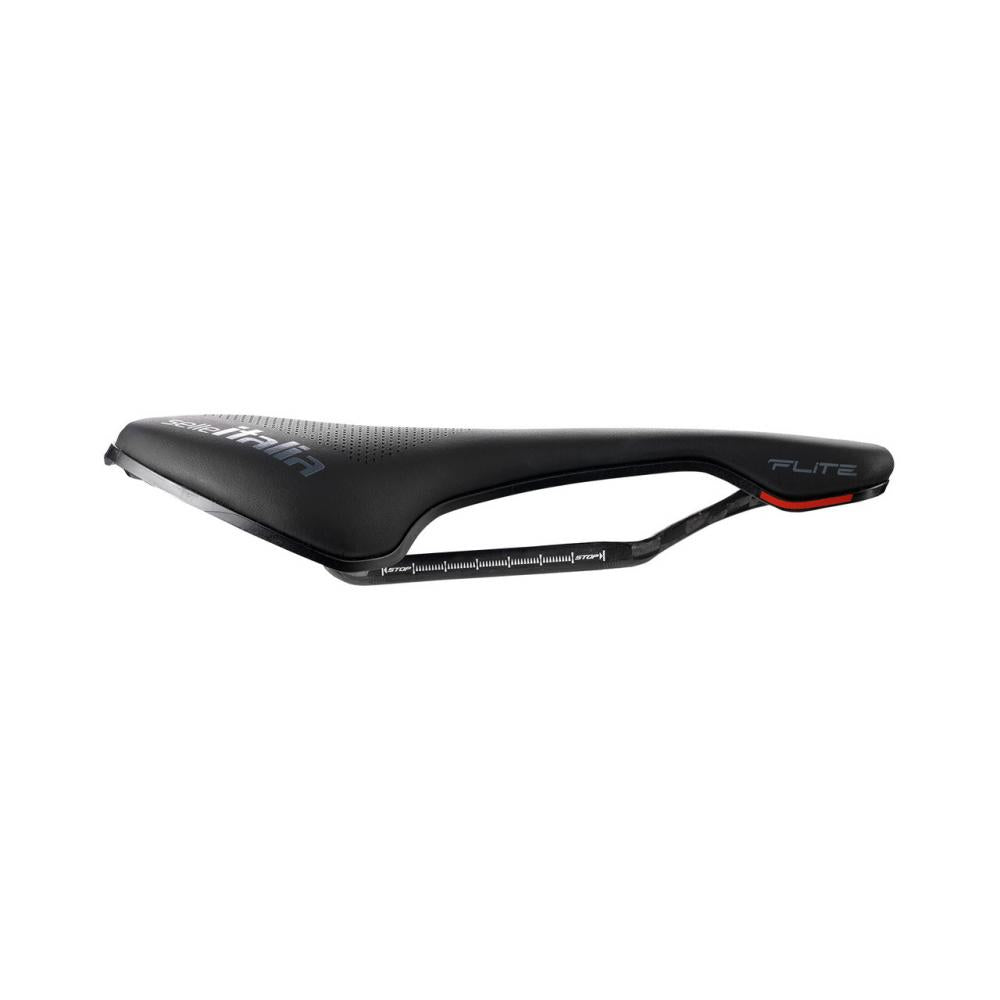 Selle Italia Flite Boost Kit Carbon S1 - Rennrad-/Performance-Sattel kompakt 135 mm, Länge 250 mm, Carbon-Rails Ø 7 × 9 mm, Fibra-Tek Bezug