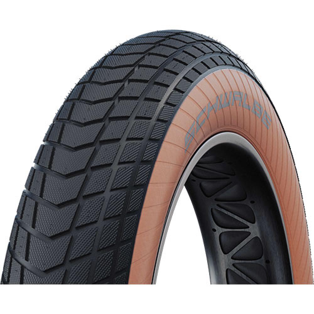 Schwalbe Super Moto-X Drahtreifen 100-406 Schwarz/Bronze - breiter E-Bike Komfortreifen