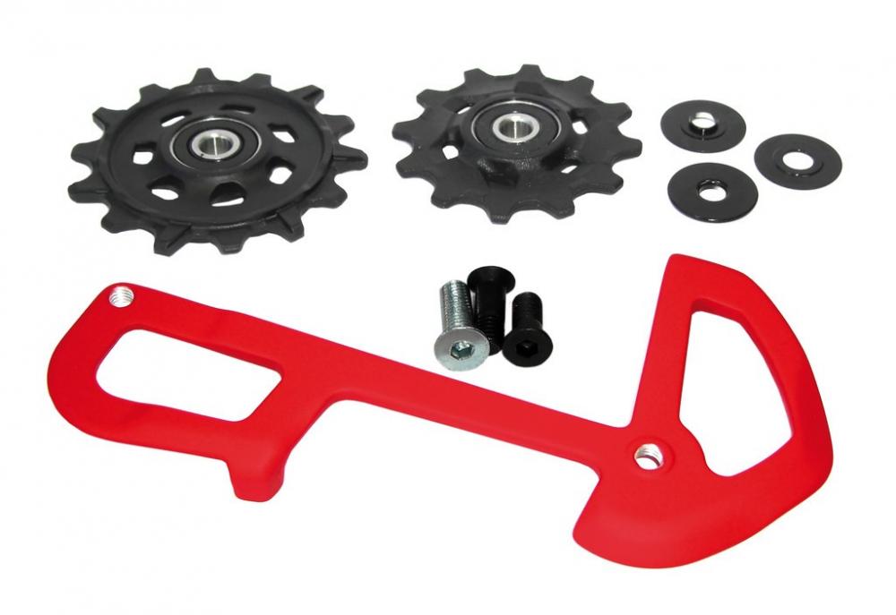 SRAM Innenkäfig/Schaltrollen X01 Eagle rot - präzises Tuning für dein Eagle-Schaltwerk