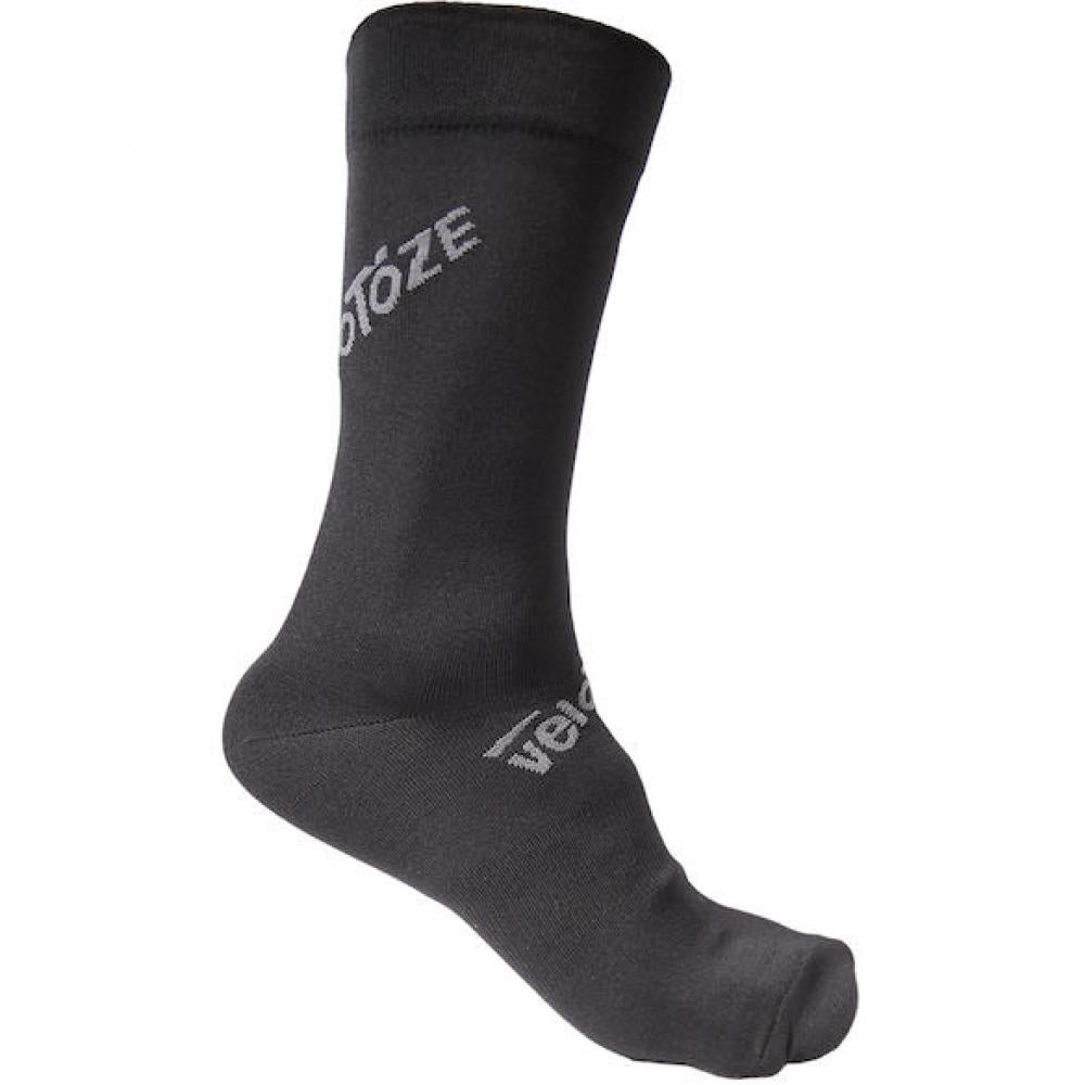 VeloToze Socken Leightweight schwarz L/XL (43/47) - extrem leichte Radsocken für maximale Performance