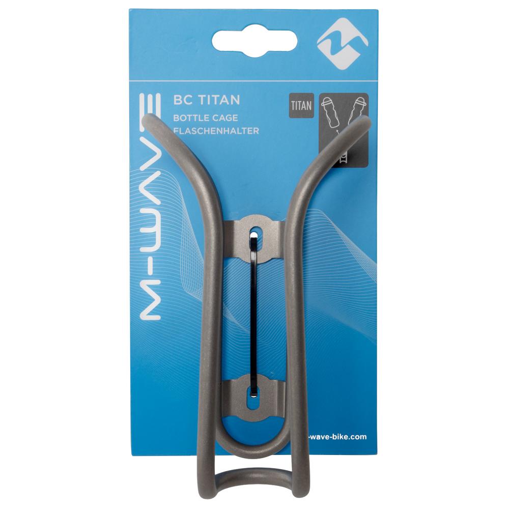 M-WAVE BC Titan Flaschenhalter ultraleicht, hochwertig und korrosionsfrei aus Titan