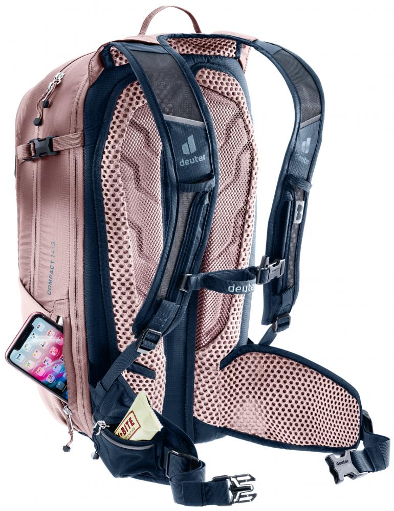 Deuter Compact EXP 14+3 Fahrradrucksack 14 Liter Graphite - Erweiterbar mit Airstripes-System