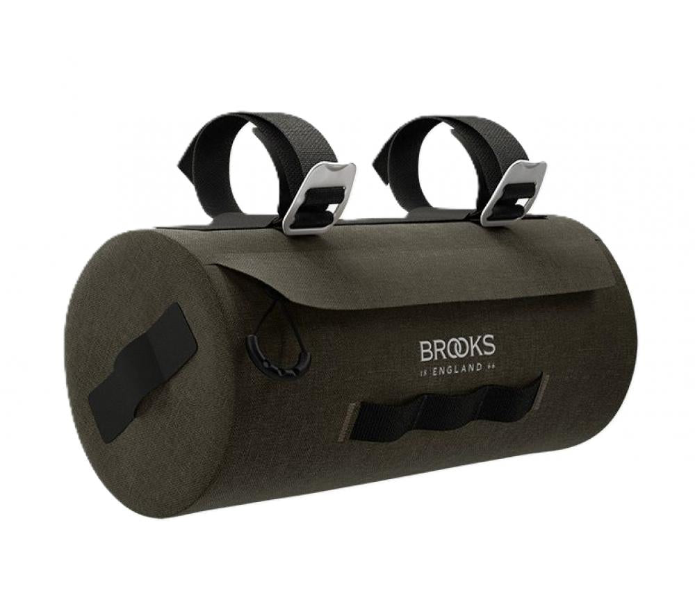 Brooks Scape Handlebar Pouch 3 L - Mud Green, wasserdicht