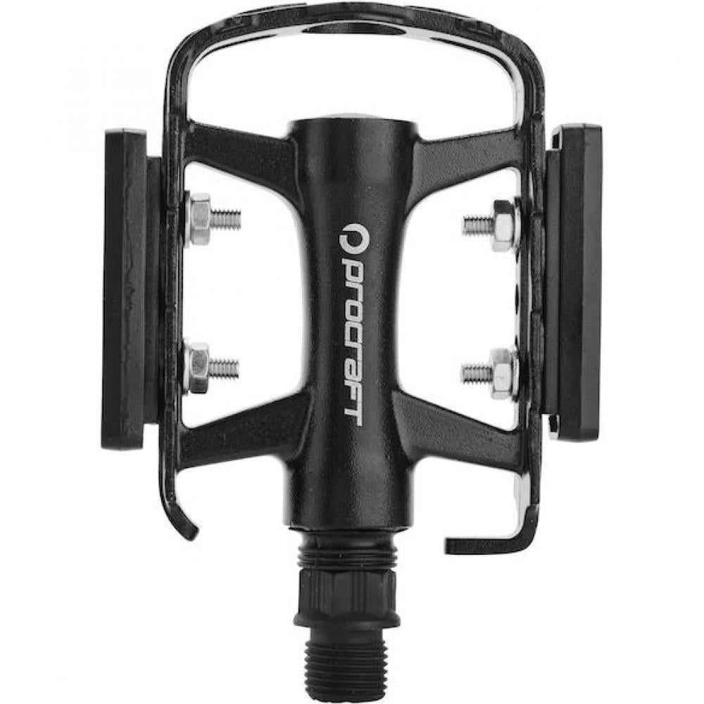Procraft Pedale Elite Standardgröße schwarz - präzise, robuste Fahrradpedale