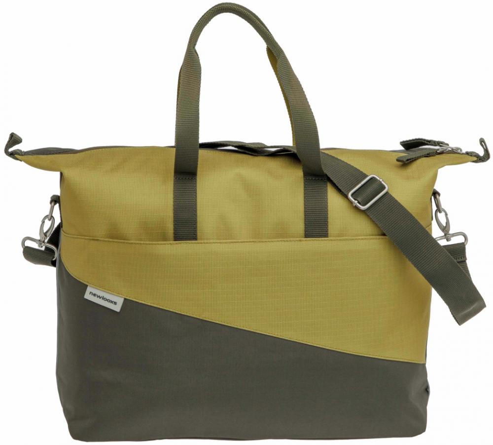 New Looxs Radtasche Osolo Tendo Olive/Yellow 15 Zoll Olive - multifunktionale Fahrradtasche