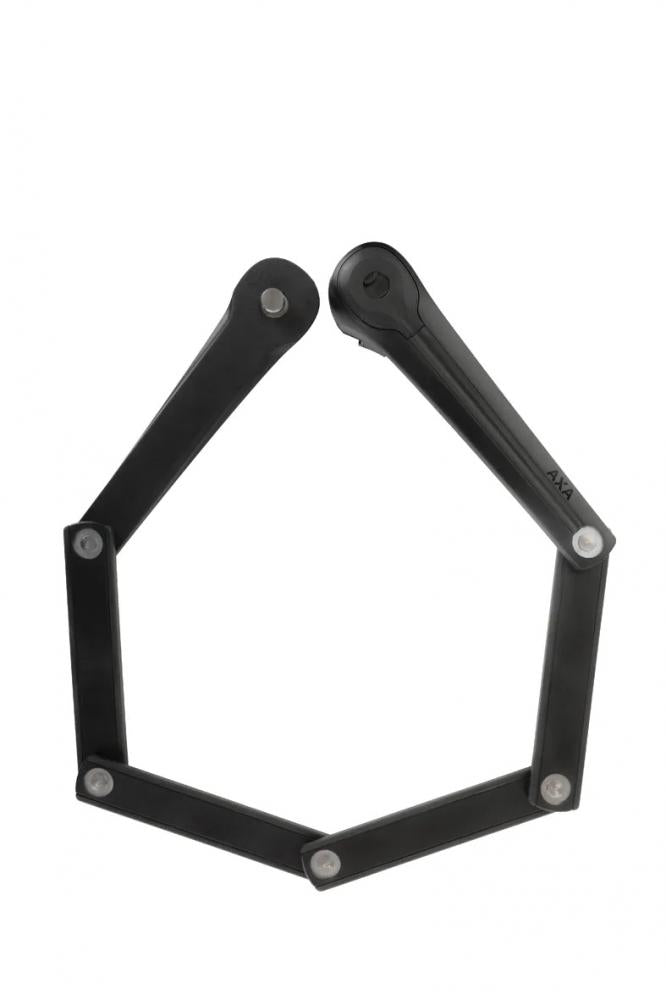 AXA Faltschloss Fold 85 - 850 mm Fahrradschloss mit Sicherheitsstufe 8/15 - Schwarz