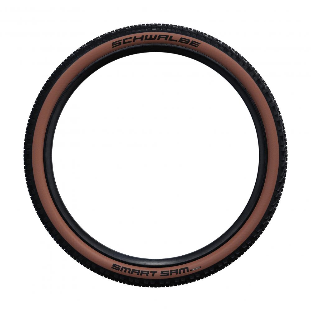 Schwalbe Drahtreifen SMART SAM Performance 27,5x2,2 Zoll (57-584) 57 Schwarz - Allround-MTB-Reifen für Straße & Gelände
