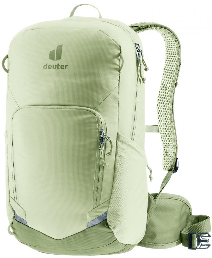 Deuter Bike I 20 Fahrradrucksack 20 Liter mineral-grove - Ergonomischer Rucksack für Radfahrer
