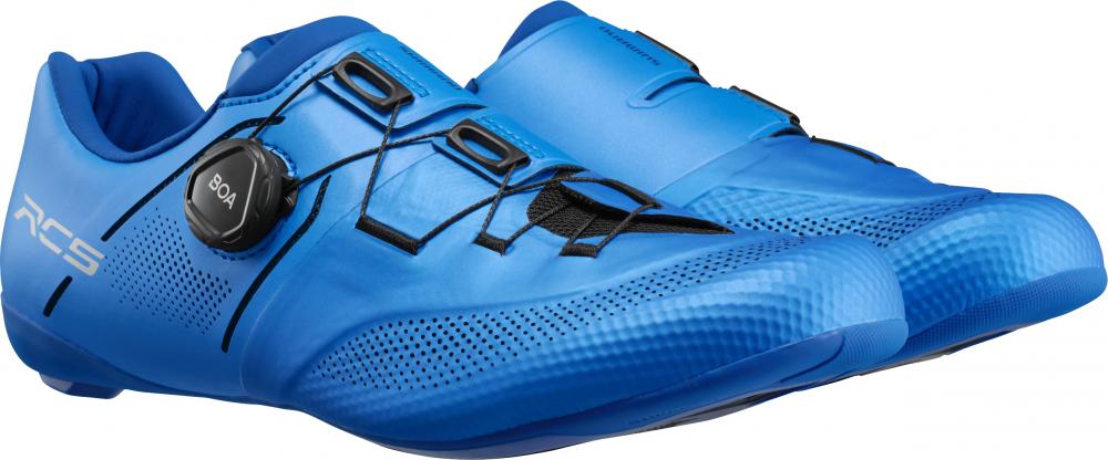 SHIMANO Fahrradschuhe RC503 Herren/Damen Road SPD-SL Fahrradschuhe Größe 43 breit, Blau