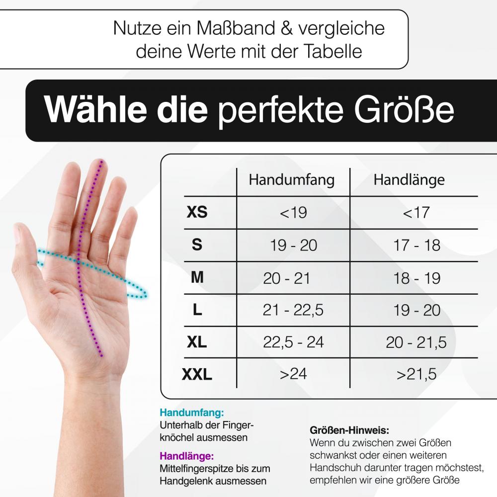 Valkental Handschuh GloRider V2 Ultra Gr. S Schwarz