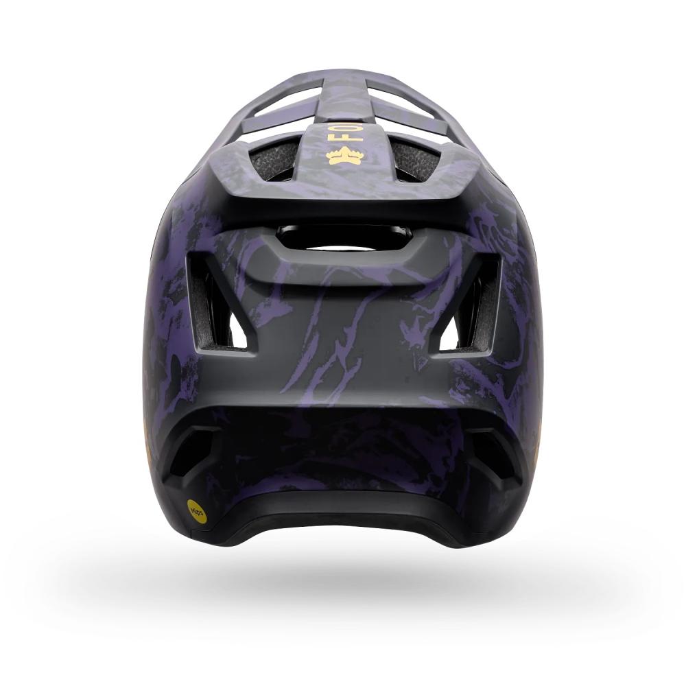 FOX Rampage Image Print Fullface-MTB-Helm Plum M 57-58 cm