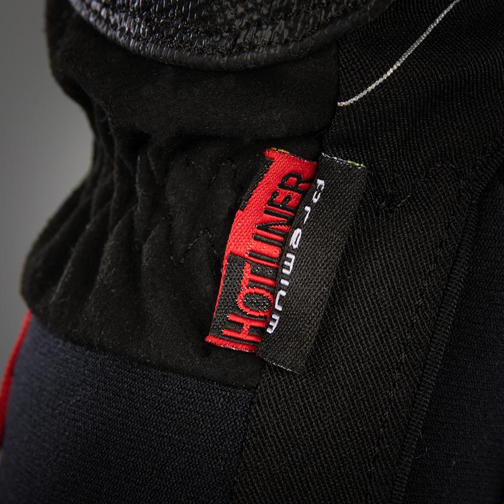 CHIBA Warm Winter - wasserdichte Winter-Radhandschuhe schwarz, Größe L