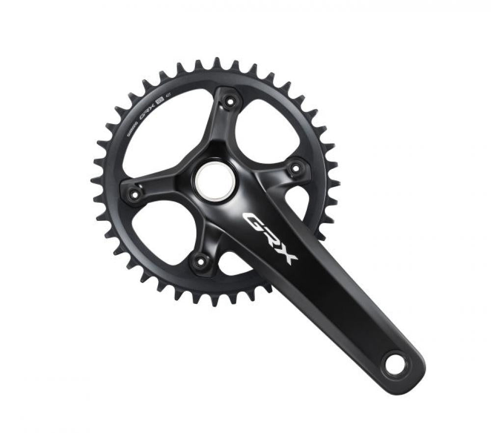 Shimano GRX FC-RX820-1 Kurbelgarnitur, 40 Zähne, 175mm, schwarz.