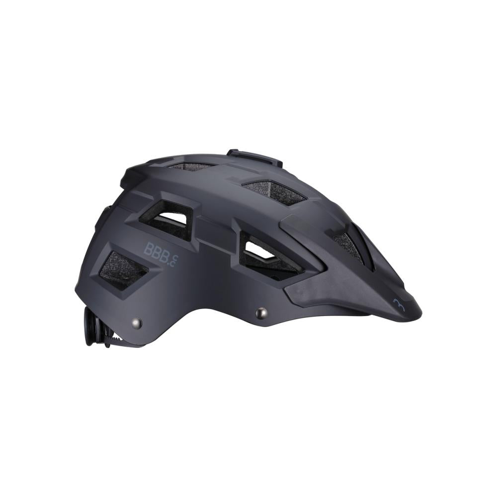 BBB Cycling BBB Helme Nanga M (54-58cm) matt schwarz - sicherer MTB-Helm mit Top-Belüftung