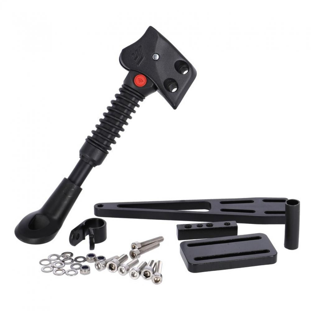 Hebie Lowrider-Ständer 0663 LR E10 Aluminium Schwarz - Flexibel für Tubus Gepäckträger