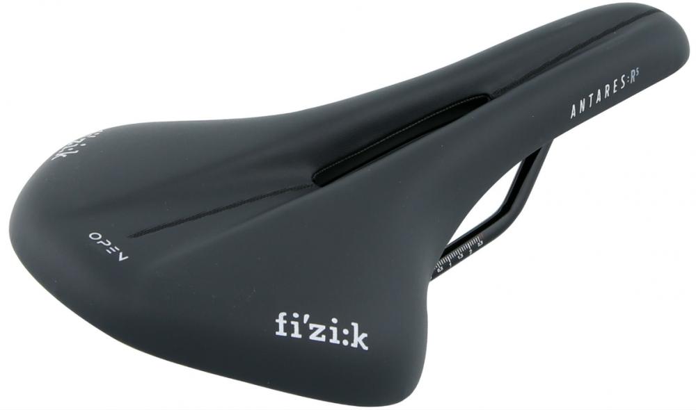 Fizik Antares R5 Open Large Fahrradsattel Schwarz, anatomische Aussparung, Carbon-verstärkte Nylon-Schale, 275x152mm, ideal für Rennradfahrer