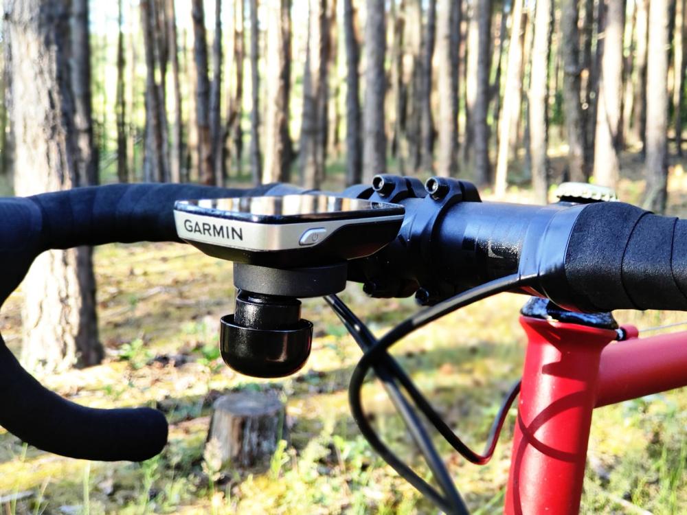 NG Sports Fahrradklingel für Garmin Edge-Wahoo Lenkerhalterungen black