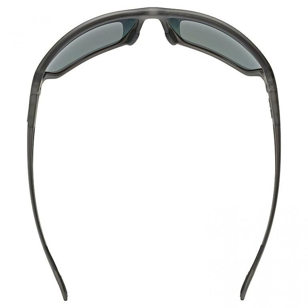 UVEX Sportstyle 806 Sportbrille smoke matt, bruchsicher & leicht, 100% UV-Schutz, für Radfahren, Outdoor & Alltag, verzerrungsfreie Sicht, hoher Tragekomfort