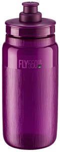 ELITE Trinkflasche Fly Tex Lila clear 550 ml - ultraleichte Sport-Trinkflasche