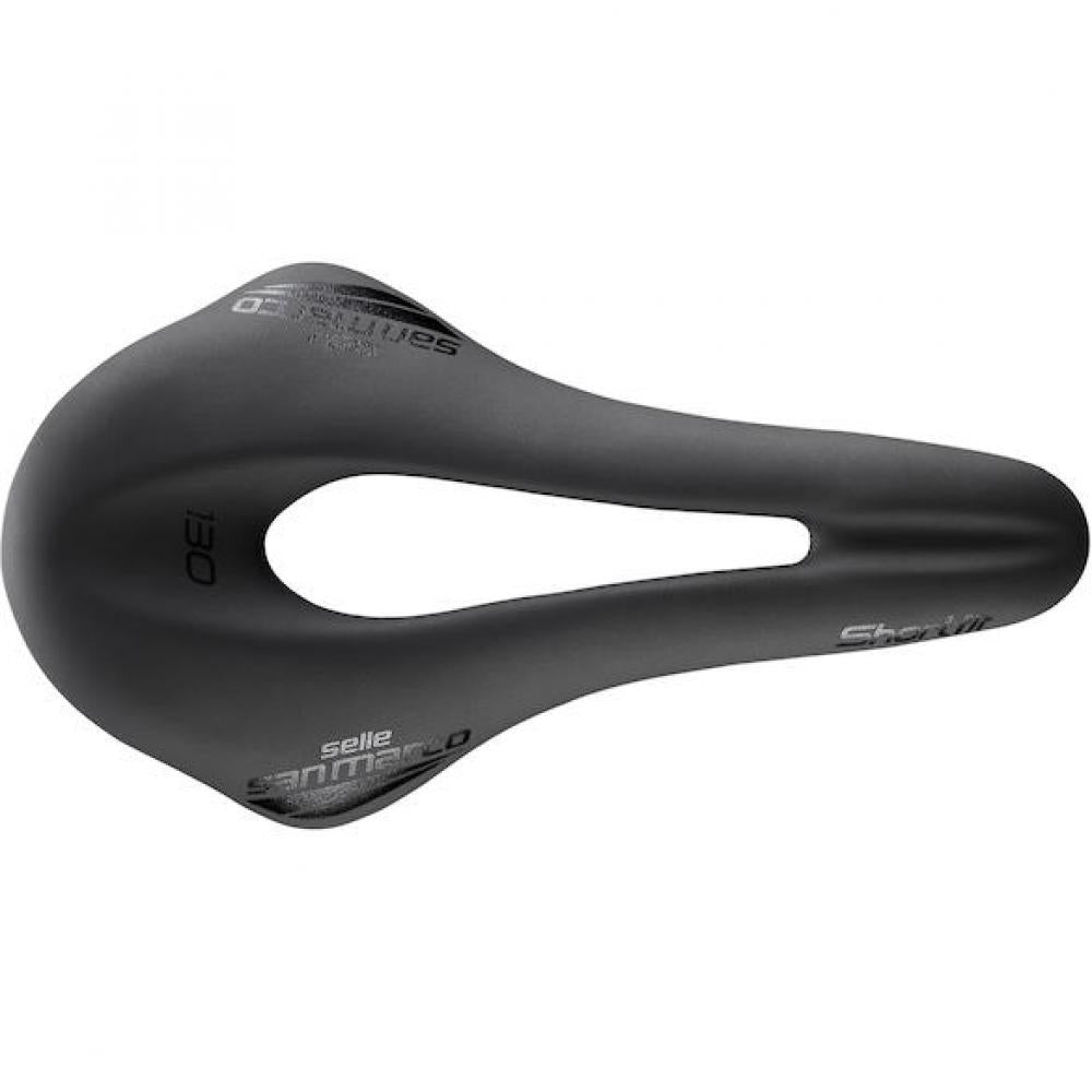 Selle San Marco Sattel Shortfit 130 Dynamic 130 x 255 mm Schwarz - maximaler Langstreckenkomfort