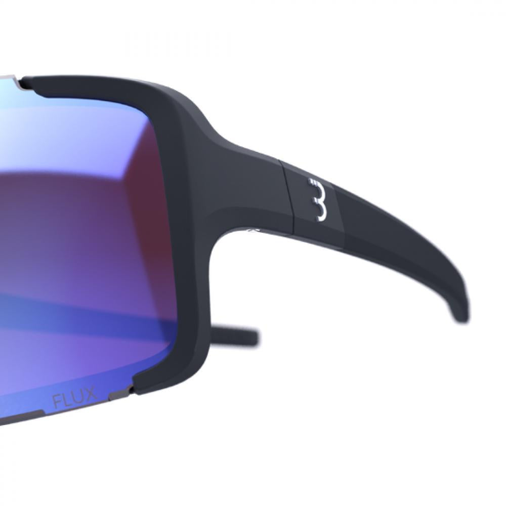 BBB Cycling Sportbrille Chester FLUX BLUE gloss Einheitsgröße schwarz - Schutz und klare Sicht