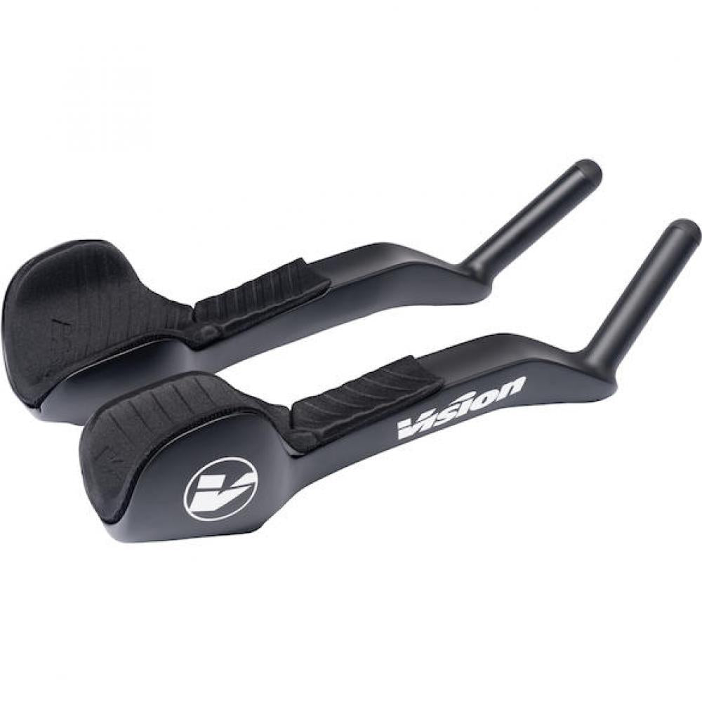 Vision Extensions Metron TFE EVO 340 mm (L) Schwarz - aerodynamische Carbon-Zeitfahr-Extensions