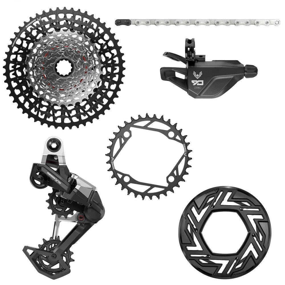 SRAM Kit Eagle 90 T-Type E-MTB ohne Kurbelarme - Maximal robuste Schalt-Performance
