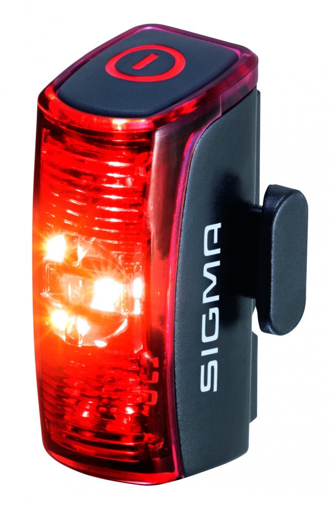 Sigma Set Aura 60 USB und Infinity Sigma 60 Lux schwarz rot mit K Licht StVZO