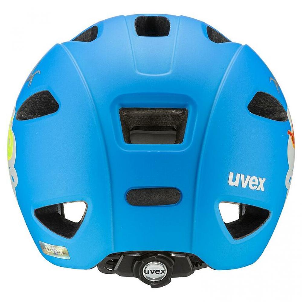 uvex oyo style - Kinder-Fahrradhelm - sicher & leicht - Größenanpassung - 10 Belüftungen - LED-erweiterbar - dino blue matt - 50-54 cm
