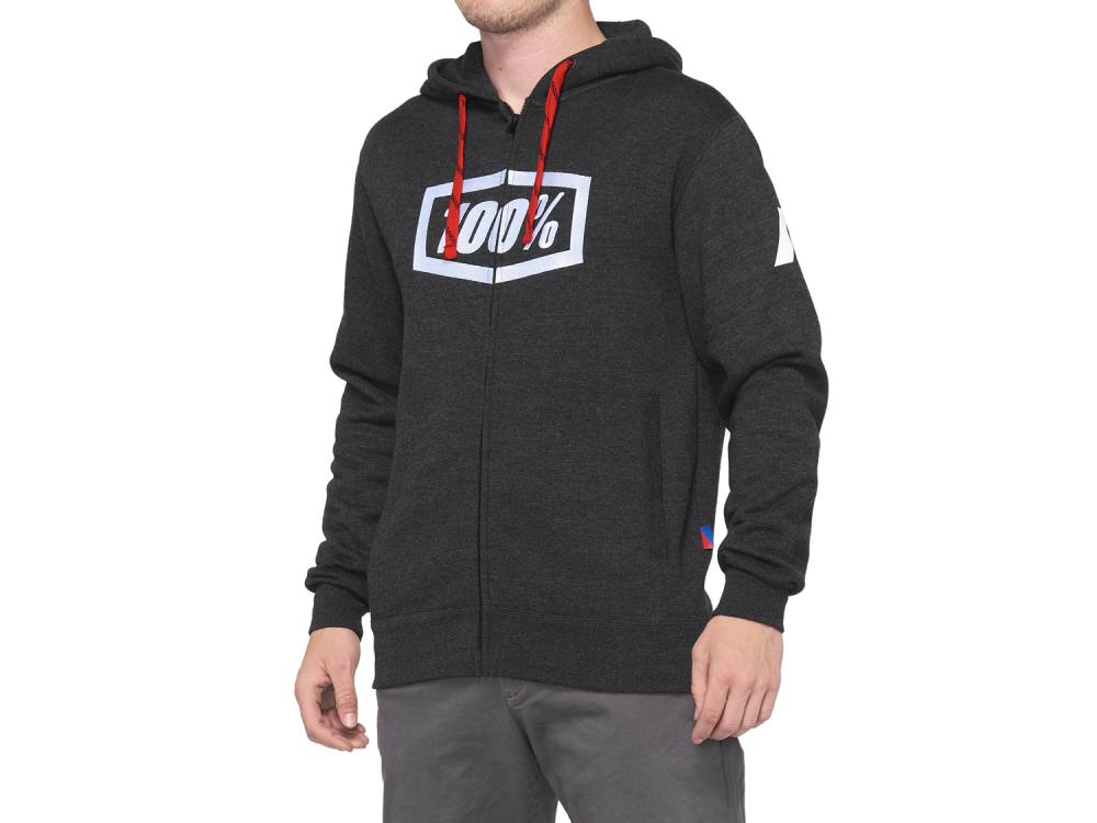 100% Syndicate full-zip Hoodie L black - bequemer Zip-Hoodie in aktueller Generation