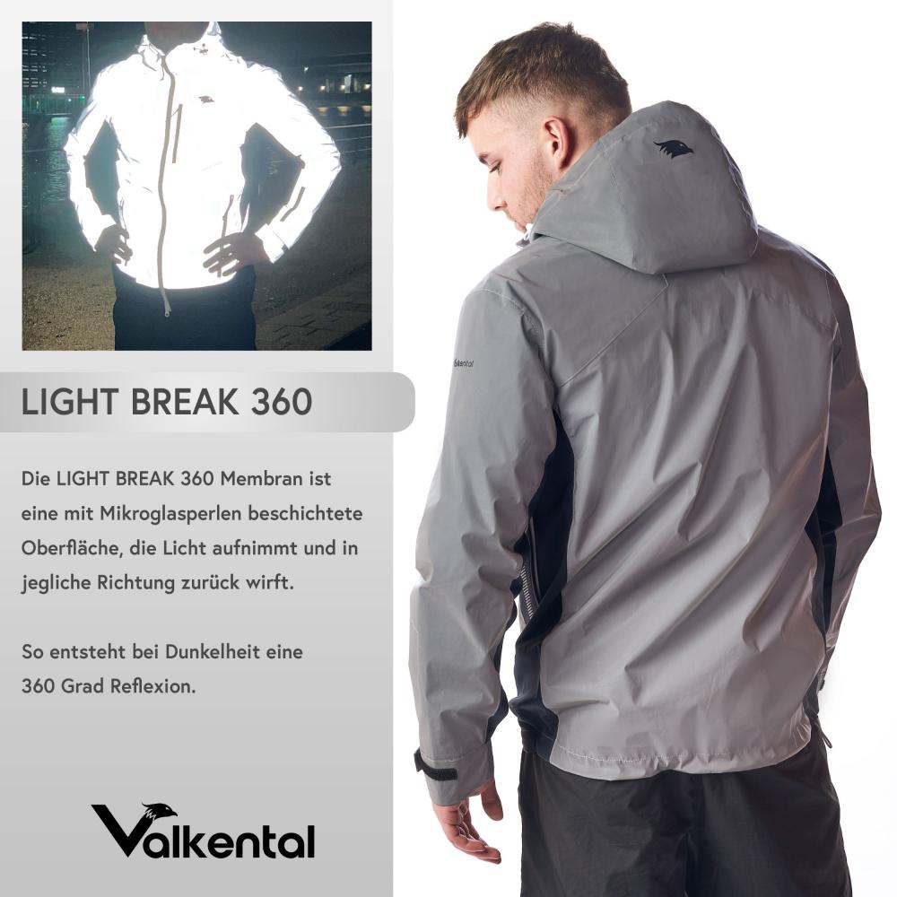 Valkental Herrenjacke Softshell 3XL grau
