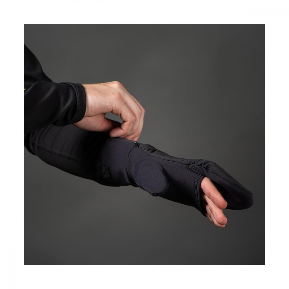 CHIBA Overflap - Radhandschuhe L schwarz, Primaloft Gold, warm & winddicht
