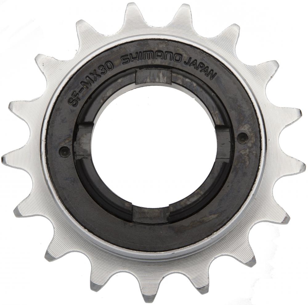 SHIMANO Freilaufritzel DX 1/2x3/32 18Z, Größe 32 - robustes BMX-/Single-Speed-Ritzel