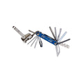 BBB Cycling Werkzeugkit PrimeFold XL blau/silber XL blau - kompaktes Multitool für unterwegs