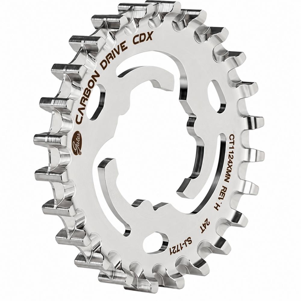 Gates CDX CenterTrack Riemenscheibe hinten 24 Zähne für Alfine, Nexus und Sturmey-Archer