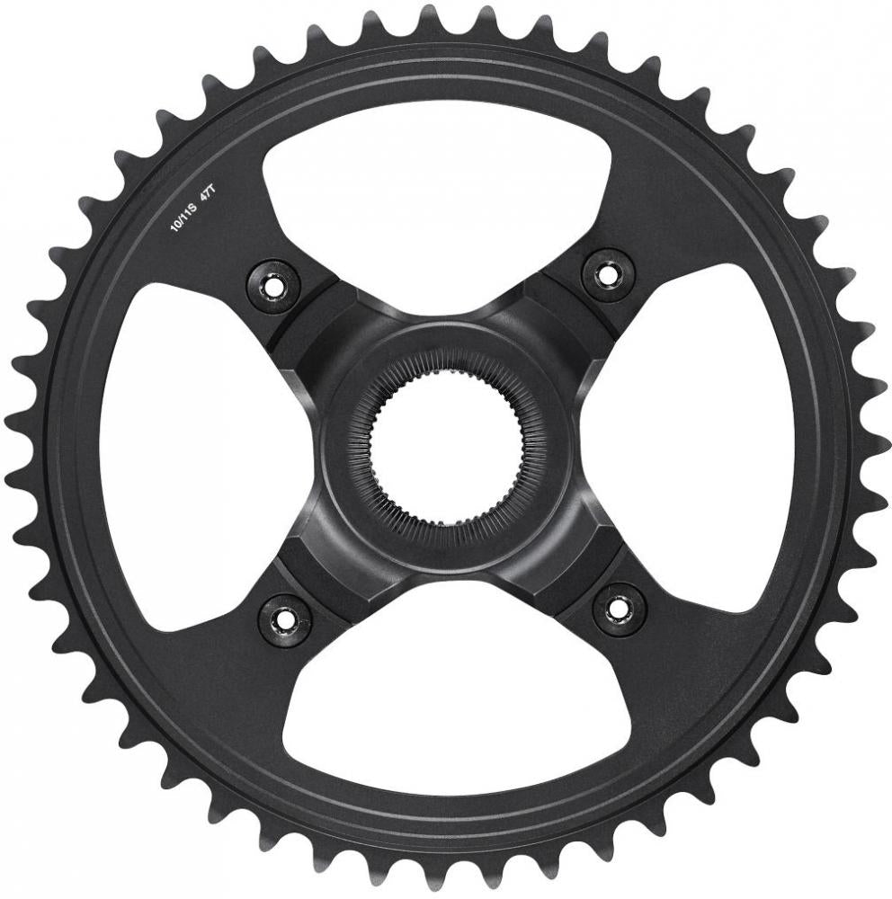 SHIMANO Kettenblatt E8000 SM-CRE80 47Z ohne KSR - effizienter Antrieb für E-MTB und Trekking