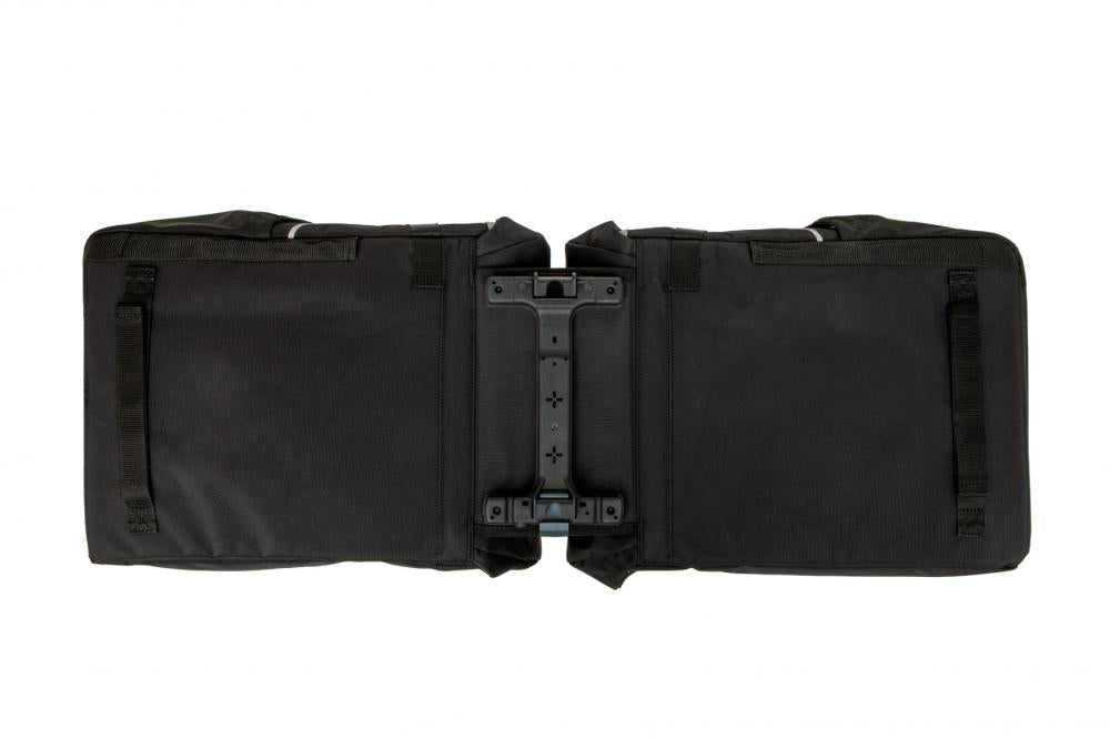 New Looxs Doppelpacktasche Vigo Double RT 2 2×18 l Black Green - geräumige Snapit 2.0 Gepäckträgertasche