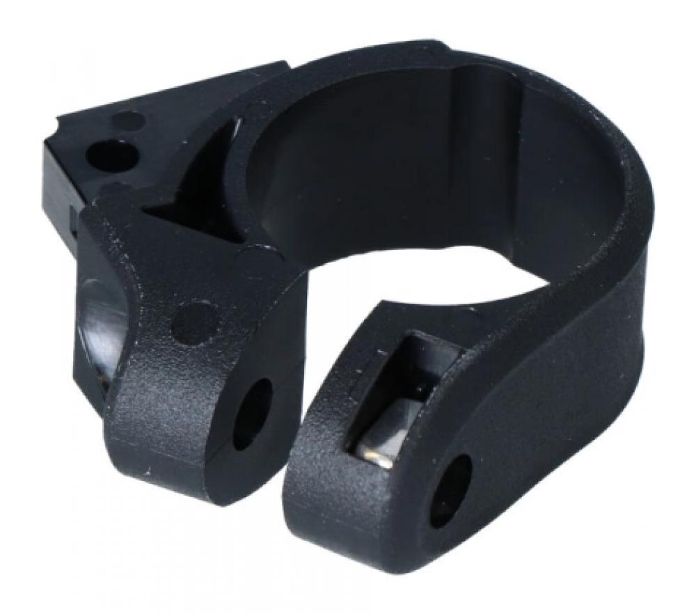 Schwarze SHIMANO Lenkerschelle SW-EN600 22,2mm für E-BIKE Schalter zur sicheren Montage.