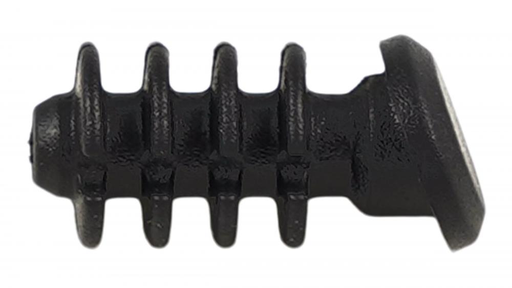 CBG PLUG Gummistopfen mit Rippen für 6-7mm Bohrungen - ICR Ein-/Ausgangsport mit abgeschrägter Oberseite - CBG PLUG, ICR ENTRY/EXIT PORT, RIBBED SOLID RUBBER PLUG - ANLGED TOP, TO FIT 6-7MM HOLE