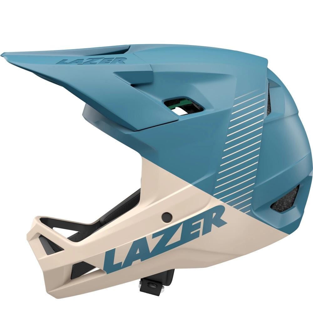 LAZER Helm Chase KinetiCore Matte Sandstorm XS - Fullface-Schutz für anspruchsvolle Abfahrten