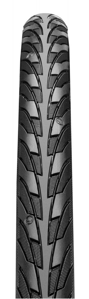 Continental Drahtreifen Contact 20x1.75", 47-406, schwarz mit Reflexstreifen, E-25 geprüft, für City- und E-Bikes