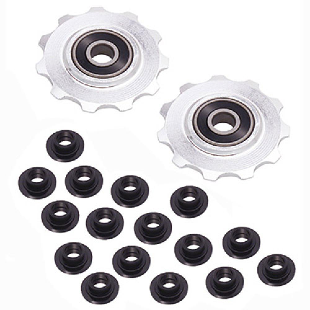 Point Schaltwerkrollen 11 Zähne silber Aluminium