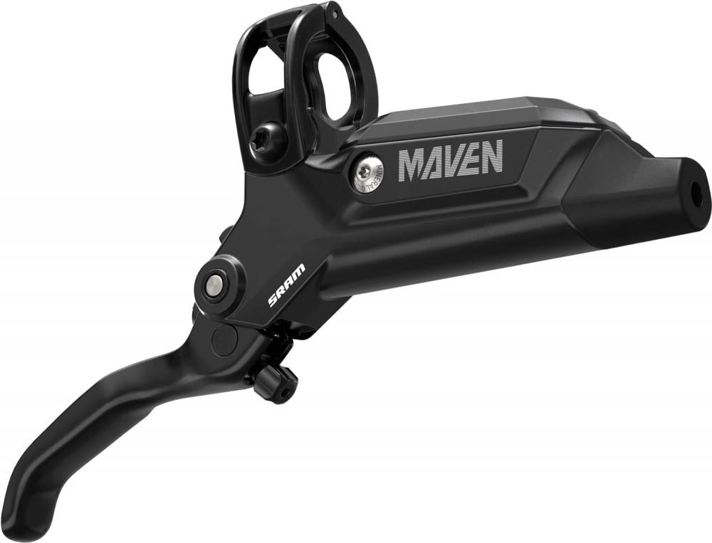 Schwarze SRAM Maven Base Hinterradbremse für Mountainbikes, bietet Extreme-Duty Bremskraft und maximale Kontrolle.