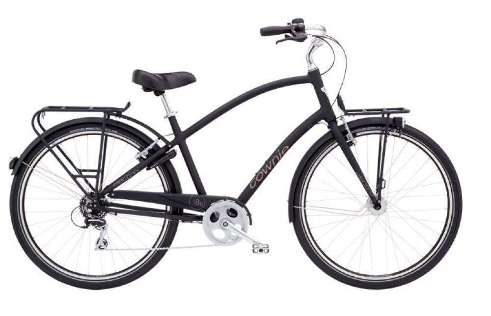Electra Townie Commute 8D EQ Mens (2018), matte black, 28 Zoll