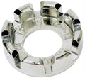 Longus Speichenschlüssel Universal 10G-15G, runder Nippelspanner aus Chrom für präzise Fahrrad-Laufradpflege.